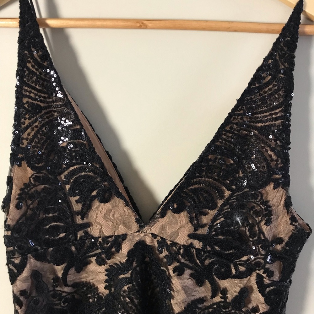 NWT Sparkly Black Free People Mini Dress - Picture 7 of 8